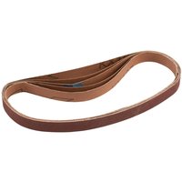 Aluminium Oxide Abrasive Belts, 13 x 457mm, 240 Grit (92452)