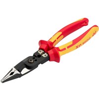 Draper XP1000 VDE Insulated Tethered 8 in 1 Installation Pliers 215mm Draper XP1000 VDE Insulated Tethered 8 in 1 Installation Pliers 215mm