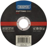 Draper Multi Purpose Cutting Disc 115mm 1.2mm 22mm Draper Multi Purpose Cutting Disc 115mm 1.2mm 22mm
