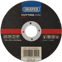Draper Flat Stone Cutting Disc 115mm 2.5mm 22mm Draper Flat Stone Cutting Disc 115mm 2.5mm 22mm