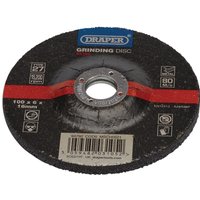 Draper DPC Depressed Centre Metal Grinding Disc 100mm 6mm 16mm Draper DPC Depressed Centre Metal Grinding Disc 100mm 6mm 16mm