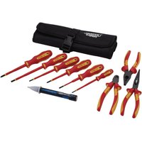 Draper 10 Piece XP1000 VDE Insulated Electrical Tool Kit Draper 10 Piece XP1000 VDE Insulated Electrical Tool Kit