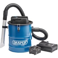 Draper D20AV12 D20 20v Cordless Ash Vacuum Cleaner 1 x 3ah Li-ion Battery Charger
