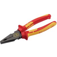 Draper XP1000 VDE Tethered High Leverage Combination Pliers 200mm Draper XP1000 VDE Tethered High Leverage Combination Pliers 200mm