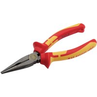 Draper XP1000 VDE Insulated Tethered Long Nose Pliers 160mm Draper XP1000 VDE Insulated Tethered Long Nose Pliers 160mm