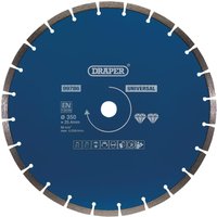 Draper Segmented Diamond Blade 350mm Pack of 1 Draper Segmented Diamond Blade 350mm Pack of 1