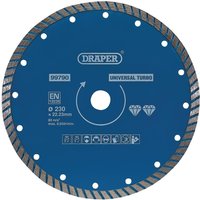 Draper Turbo Diamond Blade 230mm Draper Turbo Diamond Blade 230mm