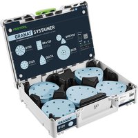 Festool SYS-STF D125 GR-Set 125mm Granat Sanding Discs & Systainer Case