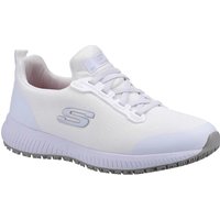 Skechers Work Ladies Squad Shoe White Size 4