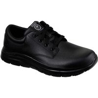Skechers Fourche Mens Slip Resistant Work Shoes Black Size 7