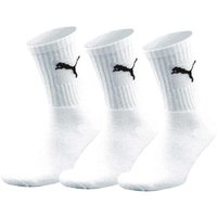 Puma Sports Crew Sock White 9 - 11 Pack of 3 Puma Sports Crew Sock White 9 - 11 Pack of 3