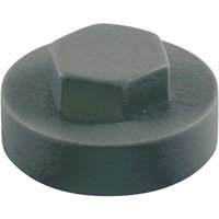 Match Hexagon Screw Cover Cap 5 16" x 16mm Slate Pack 1000