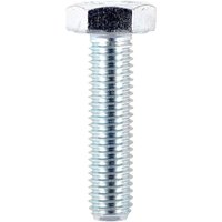 Hexagon High Tensile Set Screw Zinc Plated M20 70mm Pack 25