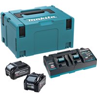 1911E7 9 40v Max XGT 2 x BL4040F High Output Battery Twin Charger Kit