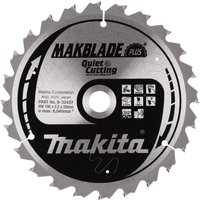 Makita MAKBLADE PLUS Circular Mitre Saw Blade for Wood 190mm 24T 20mm
