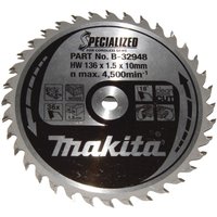 Makita SPECIALIZED Cordless Circular Saw Blade for Wood Cutting