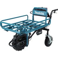 Makita DCU180 18v LXT Cordless Brushless Wheelbarrow 2 x 5ah Li-ion Battery Charger