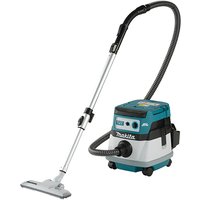 Makita DVC865L Twin 18v LXT Cordless Wet and Dry Vacuum Cleaner 8L No Batteries No Battery Charger