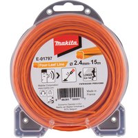 Makita Four Leaf Nylon Grass Trimmer Cord 2.4mm 15m
