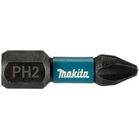 Makita Impact Black Torsion Phillips Screwdriver Bits PH2 25mm Pack of 25