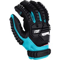 Makita Advanced Impact ANSI2 Demolition Gloves Black / Blue 2XL Pack of 1