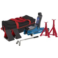 Sealey 1020LE Low Entry Yankee Trolley Jack Kit 2 Tonne Blue