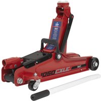 Sealey 1050CXLE Yankee Low Entry Short Chassis Trolley Jack