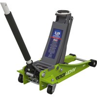 Sealey 2 Tonne Low Entry Rocket Lift Trolley Jack Green