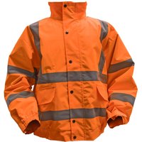 Sealey Quilted Lining Hi Vis Jacket Orange 2XL Sealey Quilted Lining Hi Vis Jacket Orange 2XL