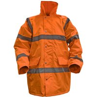 Sealey Quilted Lining Hi Vis Motorway Jacket Orange 2XL Sealey Quilted Lining Hi Vis Motorway Jacket Orange 2XL