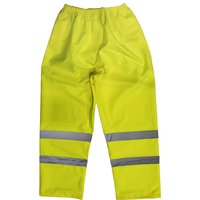 Sealey Hi Vis Waterproof Trousers Yellow XL Sealey Hi Vis Waterproof Trousers Yellow XL
