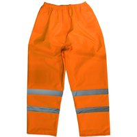 Sealey Hi Vis Waterproof Trousers Orange 2XL Sealey Hi Vis Waterproof Trousers Orange 2XL