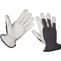 Sealey Super Cool Hide Breathable Work Gloves Grey XL Sealey Super Cool Hide Breathable Work Gloves Grey XL