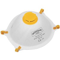 Sealey Valved FFP1 Disposable Dust Masks Pack of 10 Sealey Valved FFP1 Disposable Dust Masks Pack of 10