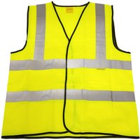 Sealey WorkSafe Hi Vis Waistcoat Yellow L Sealey WorkSafe Hi Vis Waistcoat Yellow L