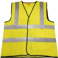 Sealey WorkSafe Hi Vis Waistcoat Yellow M Sealey WorkSafe Hi Vis Waistcoat Yellow M