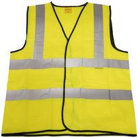 Sealey WorkSafe Hi Vis Waistcoat Yellow XL Sealey WorkSafe Hi Vis Waistcoat Yellow XL