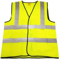 Sealey WorkSafe Hi Vis Waistcoat Yellow 2XL Sealey WorkSafe Hi Vis Waistcoat Yellow 2XL