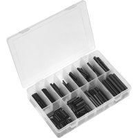 Sealey 300 Piece Black Metric Spring Roll Pin Assortment Sealey 300 Piece Black Metric Spring Roll Pin Assortment