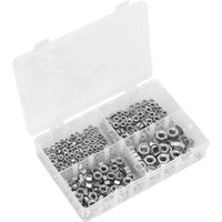 Sealey 370 Piece Steel Nut Assortment Metric Sealey 370 Piece Steel Nut Assortment Metric