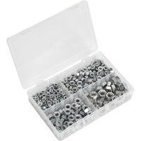 320 Piece Steel Hex Nuts Assortment Imperial UNC