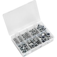 Sealey 255 Piece Nylon Lock Nut Assortment Metric