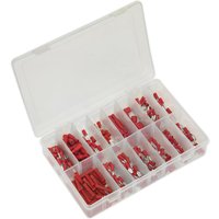 Sealey 260 Piece Red Crimp Terminal Assortment