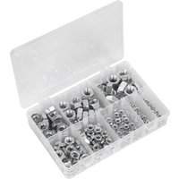 Sealey 255 Piece Steel Nut Assortment Metric Sealey 255 Piece Steel Nut Assortment Metric