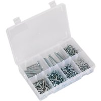 Sealey High Tensile Set Screw, Nut and Washer Assortment M5 Pack of 444 Sealey High Tensile Set Screw, Nut and Washer Assortment M5 Pack of 444