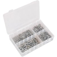 1000 Piece Serrated Lock Washer Assortment Metric