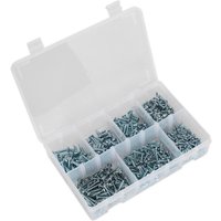 500 Piece Pan Head Self Drilling Screw Assortment