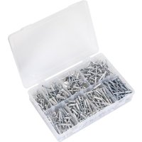 Sealey 335 Piece Aluminium Rivet Assortment Sealey 335 Piece Aluminium Rivet Assortment