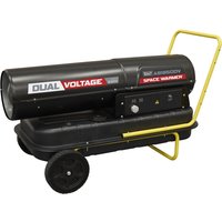 Sealey AB1850DV Dual Voltage 240v/110v Kerosene or Diesel Space Heater