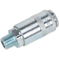 PCL Air Line Coupling BSPT Male Thread 1 4" BSPT Pack 50